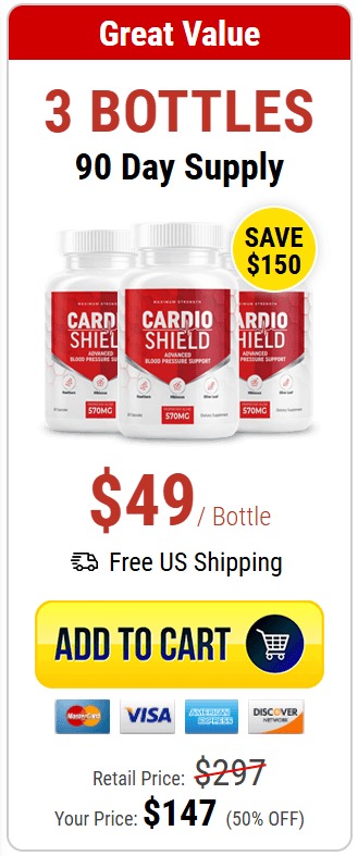 cardio shield 3 bottles price